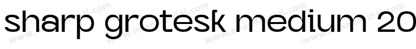 sharp grotesk medium 20 regula字体转换